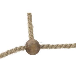 DKD Home Decor Juego 3 en Raya Gigante Natural Madera Fibra 25 x 6 x 30 cm