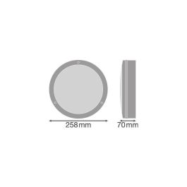 Ledvance LVE-4058075647145 Aplique LED 10W 800Lm 3000K 120º IP65 IK10 - Blanco Cálido para Pared y Techo Ledvance LVE-4058075647145 Aplique LED 10W 800Lm 3000K 120º IP65 IK10 - Blanco Cálido para Pared y Techo