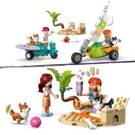 LEGO 42641 Friends Mascotas Surferas y Aventura sobre Ruedas, Set de Construcción de Playa con Corgis y 2 Minipersonajes, Juguete para Niños +6 años