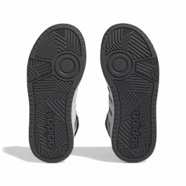 Zapatillas Deportivas Infantiles Adidas Hoops 3.0 Mid Gris