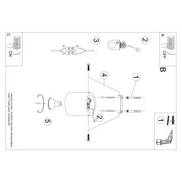 Lámpara de Techo "Orbis"  [SOL-SL.0488]