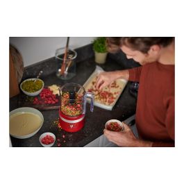 KitchenAid 5KFCB519EER Robot de cocina, 1.18 L, 3500 RPM, Rojo Empire