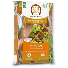 Or Brun OBRTSEM6U Tierra para Semillas Oro Marrón 6L para Semillero, Sustrato Profesional con Drenaje Mejorado y Óptima Retención de Agua Precio: 22.49999961. SKU: B178L8LNRJ