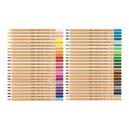 Caja metálica con 48 lápices de colores mina gruesa ø3,5mm hexagonales milan Caja metálica con 48 lápices de colores mina gruesa ø3,5mm hexagonales milan