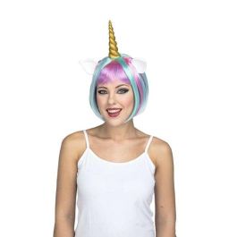 Peluca corta unicornio Peluca corta unicornio