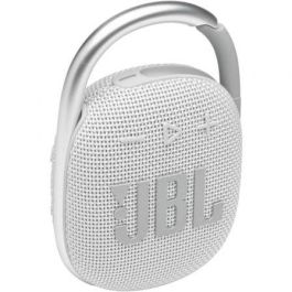 JBL JBLCLIP4WHT Altavoz Bluetooth Portátil Clip 4 Sonido Pro 5W 10h Resistente Agua y Polvo con Mosquetón Integrado Blanco Precio: 51.89000058. SKU: B1HN2MZ9DN
