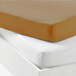 P'Tit Dodo PTI3700948343043 Lote 1 Protector de Colchón y 1 Sábana Bajera 70x140 cm Blanco/Caramelo