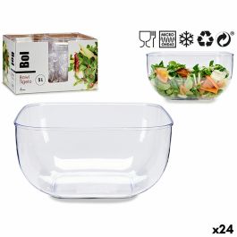 Ensaladera CK80688-1 Transparente Poliestireno 5 L 26 x 12,5 x 26 cm (24 Unidades)