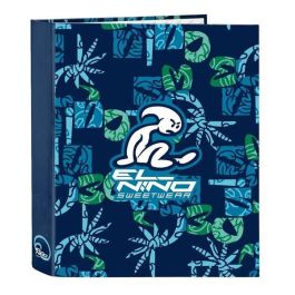 Carpeta de anillas El Niño Glassy Azul marino A4 27 x 33 x 6 cm Precio: 6.50000021. SKU: B1DKNY7HPG