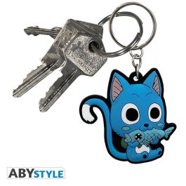 Abystyle Llavero Fairy Tail Happy de PVC - Gato Azul Anime Manga A. 5 cm x L. 4,9 cm Precio: 9.5000004. SKU: B128XKVDP9
