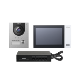 (Dhi-Ktp01L(S) )Dahua Kit de Videoportero Ip Compuesto por 1X Videoportero Dhi-Vto2201F-P 1X Monitor (Vth2421Fw-P) 1X Switch Dh-Pfs3005-4Et-36E Precio: 325.68999969. SKU: B1A4ERC75C