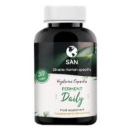PROBIOTICOS SAN Ferment Daily 30Cap. Probiótico para Flora Intestinal con L. acidophilus, B. longum, L. casei, L. reuteri, S. thermophilus Precio: 18.5000002. SKU: B19RTZ2ESS