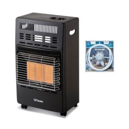 Favex FAV3451571029902 Estufa Auxiliar Infrarroja de Butano Kern - Encendido Piezo - 3 Niveles de Potencia - Calienta hasta 40m²