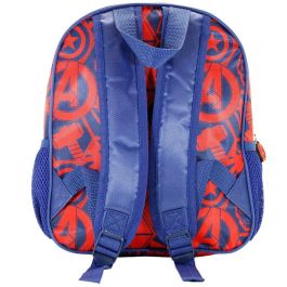 KARACTERMANIA Mochila 3D The Four Vengadores Avengers Marvel preescolar 31cm con relieve frontal