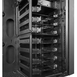 Chieftec CW-01B-OP Torre Mini PC ATX/Micro ATX/Mini-ITX Mesh Serie Negro con Filtro Anti-polvo