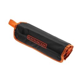 Black & Decker Bolsa Enrollable con 76 Accesorios para Mecánica Automotriz: Puntas Destornillador, Llaves, Zócalos y Herramientas Varias