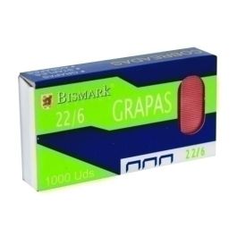 Grapas Bismark 22/6 Cobreadas Caja De 1000 Precio: 0.49999983. SKU: B1AJ88ZC77