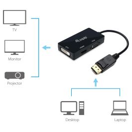 EQUIP ADAPTADOR DISPLAYPORT A VGA / HDMI / DVI