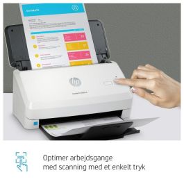 HP 3000 s4 ScanJet Pro Escáner de Alimentación de Hojas, Rápido 40 ppm/80 ipm, ADF 50 Páginas, Ideal para 4.000 Páginas al Día