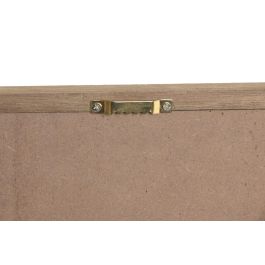 DKD Home Decor Hangzhou design 26b Cuadro Mediterraneo Blanco Natural MDF 2 x 40 x 40 cm (3 Unidades)