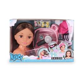 Famosa Nancy Busto Morena Hair Salon Set para Peinar y Lavar el Cabello con Lavacabezas Funcional