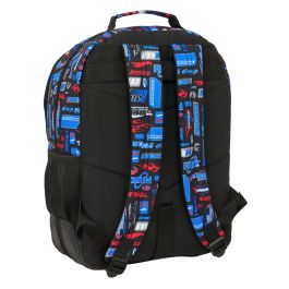 Safta Mochila Doble Hot Wheels Adaptable a Carro con Cantoneras 420x320x150 mm Precio: 44.5000006. SKU: B1JGNLV9GT