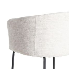 Silla Crema Tejido-Metal Salón 61 X 56 X 77,50 cm