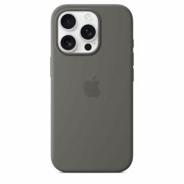 Apple iPhone 16 Pro - Funda de Silicona con MagSafe - Gris Piedra