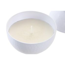 DKD Home Decor Vela Urban Blanco Cera de Soja 10x15x10 cm (4 Unidades) 170 gr
