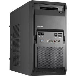 Chieftec LT-01B-350GPB Caja Mini Torre PC Negro con Fuente de Alimentación 250W para Placas Base Mini-ATX