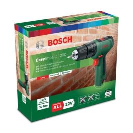 Taladro percutor inalámbrico BOSCH: solo herramienta EasyImpact 1200 Taladro percutor inalámbrico BOSCH: solo herramienta EasyImpact 1200