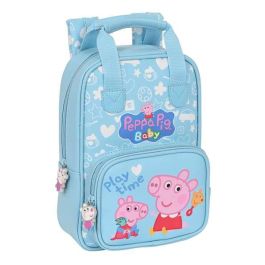 Mochila Infantil Peppa Pig Baby Azul claro (20 x 28 x 8 cm) Precio: 12.59000039. SKU: S4306523