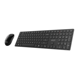 MSI Forge K210 W Teclado + Ratón Gamer RGB Combo Gaming Wireless Inalámbrico para PC y Consolas