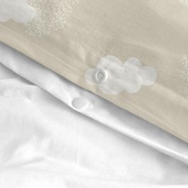 Juego de funda nórdica HappyFriday Basic Kids Beige Cama de 105 2 Piezas Juego de funda nórdica HappyFriday Basic Kids Beige Cama de 105 2 Piezas