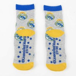 Cerdá Calcetín Antideslizante Real Madrid con Aplicaciones Talla 31-34 Multicolor