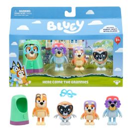 MOOSE Bluey Pack 4 Figuras Abuelitas Articuladas de 6-7 cm - Madge, Janet, Rita, Gladys, Juego en Español, 19201 Precio: 29.9959. SKU: B19P4BJZBD