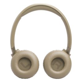 JBL Tune 680NC Auriculares Bluetooth Diadema con Cancelación Activa de Ruido (ANC) - Conectividad Inalámbrica y Alámbrica, 50h Autonomía, Plegables, Color Beige