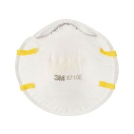 3M 8710e Mascarilla Partículas FFP1 Sin Válvula, Filtración 80% para Lijado Manual, Pack 3 unidades