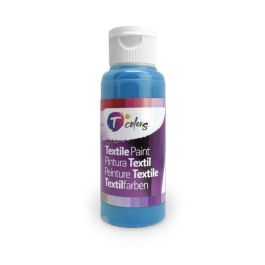 Tcolors Pintura Textil Azul Cyan, 80 ml, Alta Adherencia y Flexibilidad, Cubre Cualquier Tono, Aplicación con Rodillo, Pincel, Aerógrafo Precio: 3.88999996. SKU: B1JQ5QZFE3