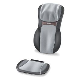 Beurer MG-295 Funda Asiento Masaje Shiatsu 3D con Calor y Luz Color Negro