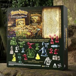 HASBRO Heroquest Selvas de Delthark - Expansión Juego de Mesa en Inglés para 2-5 Jugadores +14 Años