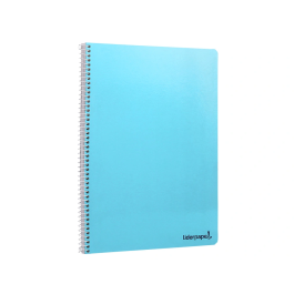Liderpapel Cuaderno espiral folio tapa blanda 80 hojas 60gr milimetrado 2mm colores surtidos