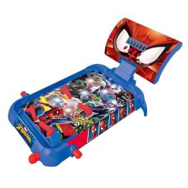 Lexibook Pinball Electrónico Spiderman JG610SP Juguete para Niños +5 Años con Luces y Sonidos