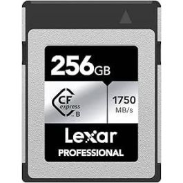 Lexar LCXEXSL256G-RNENG Tarjeta CFexpress Tipo B Profesional Silver, 256 GB, Lectura 1750MB/s, Escritura 1300MB/s Precio: 127.50000021. SKU: B1EDG9GPGS