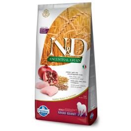 Farmina N&D Dog Ancestral Gigante Pollo Pienso para Perros de Raza Grande, 12 kg Precio: 50.3272. SKU: B155SF3YVH