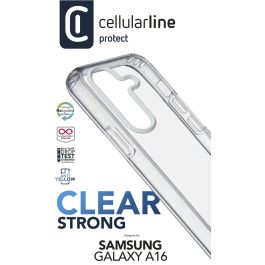 Cellularline Clear Strong Funda Transparente y Resistente para Samsung A16 5G y A16 4G