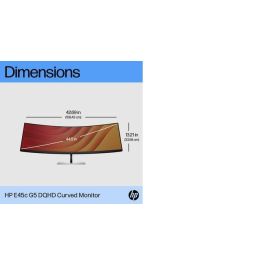 HP E45c G5 Monitor Curvo DQHD Ultrawide