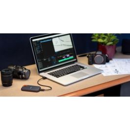 SanDisk SSD Portable NVMe Extreme PRO 1000 GB Negro SDSSDE81-1T00-G25 - Lectura/Escritura 2000 MB/s, USB 3.2 Gen 2 Tipo C