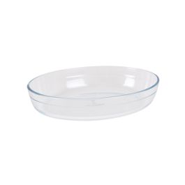 Fuente de vidrio oval Quttin 26.2 x 17.8 x 6.1 cm, 1.8L (6 Unidades) Fuente de vidrio oval Quttin 26.2 x 17.8 x 6.1 cm, 1.8L (6 Unidades)