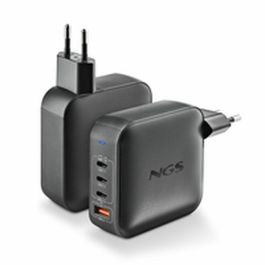 NGS Cargador Portátil BUD165W GaN 165W 3xUSB-C + 1xUSB-A Automático Voltaje 5-21V